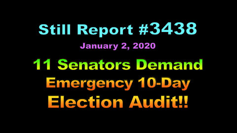 11 Senators Demand Emergency 10-Day Election Audit, 3438