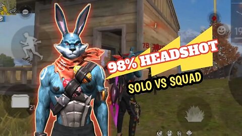 White444 90% Headshot Rate ⚡ | Solo VS Squad Full Gameplay | Mi10T🔥 Poco x3 Pro🔥 iPhone 13📲 FreeFire