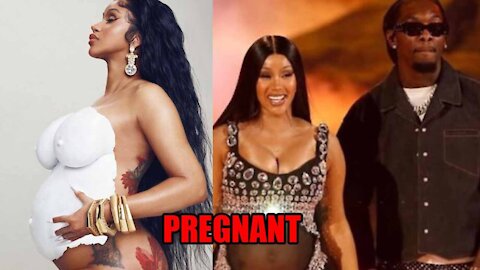 New Baby Alert! Cardi B is Pregnant And Finally Reveals 'Baby Bump'!! (PICS)