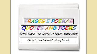 Funny news: Church sell blessed microphone! [Quotes and Poems]