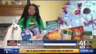 'Kendall's Kampaign:' Little girl helps feed KCK community