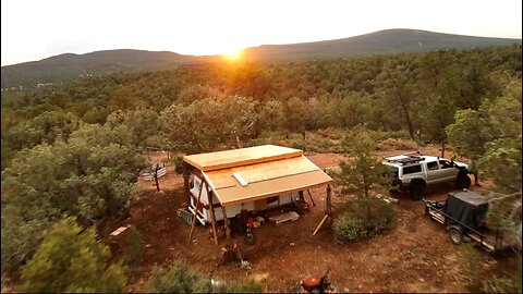 Adding Joist Hangers to the Camper Cover, Steak Dinners, and Quiet Moments With Sierra