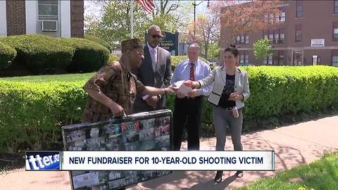 Community raising money for 10-year-old shooting victim--6pm