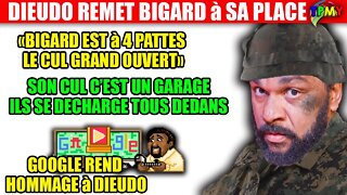 DIEUDO sur BIGARD: "IL EST A 4 PATTES LE CUL OUVERT". GOOGLE REND HOMMAGE à DIEUDO! #foutupourfoutu