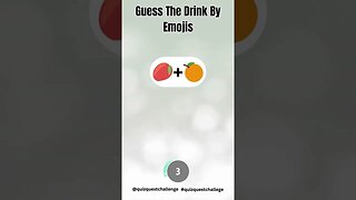 Guess the Drink by Emojis #shorts