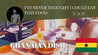 My First Taste of Fufu & Palm Nut Soup and this is what happened | Ghana Vlog