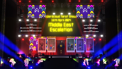 Middle East Escalation - The Word Cloud Tarot Show - 16 Apr 2024