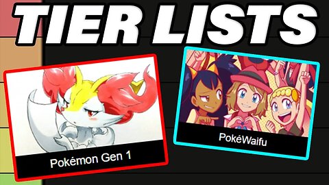 Best Pokemon Tier List, TIER LIST!