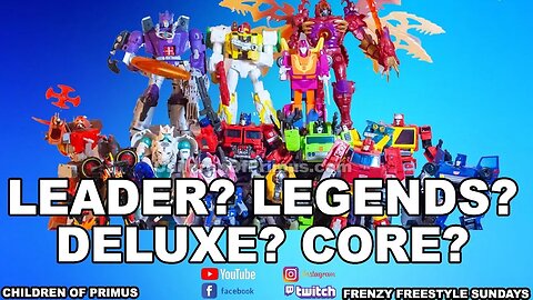 TRANSFORMERS TOY SIZE CLASSES EXPLAINED 🙂 Children of Primus