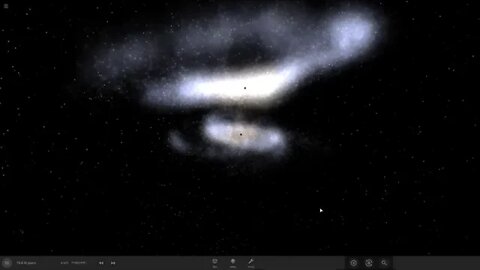 Milky way and Andromeda collision