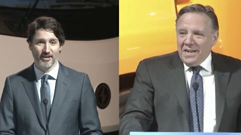 Justin Trudeau fait un lapsus et appelle François Legault « Le Gros » en direct (VIDÉO)