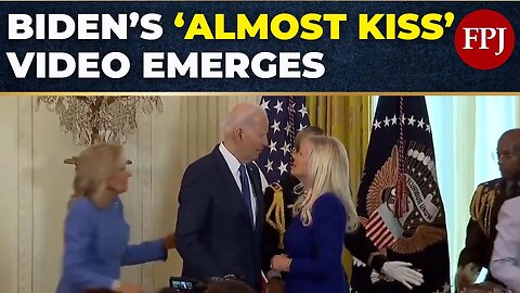 Viral Video: Did Biden 'Almost Kiss' Another Woman?