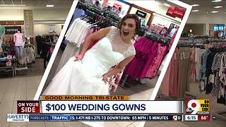 Can you look like a million bucks in a $100 wedding dress?