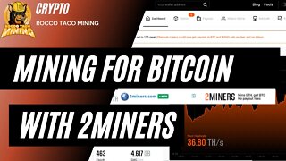 GPU Mining Bitcoin with 2Miners. Left Nicehash for 2Miners