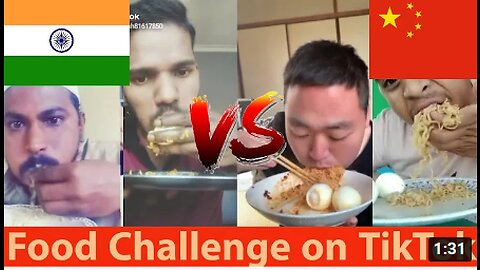 Funny Food Challange On TikTok | Who will win INDIA Vs CHINA | Be Me fine |