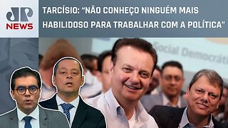 Tarcísio diz que Kassab será “para-raios” político; Vilela e Serrão comentam