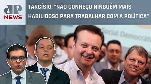 Tarcísio diz que Kassab será “para-raios” político; Vilela e Serrão comentam