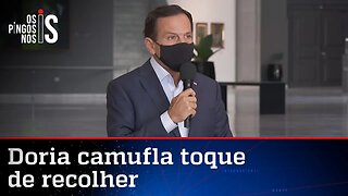 Doria ordena toque de recolher, mas diz que não é toque de recolher