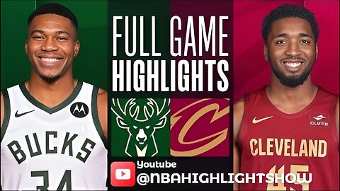 Milwaukee Bucks vs Cleveland Cavaliers Full Game Highlights | Jan 24 | 2024 NBA Season