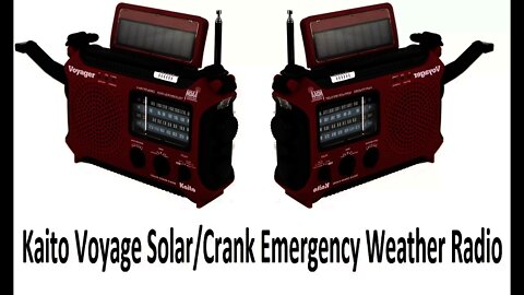 Kaito Voyager Dynamo crank powered Radio Charger