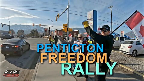 Penticton Freedom Convoy Rally Walkabout Pt2 | IrnieracingNews Feb.6, 2022