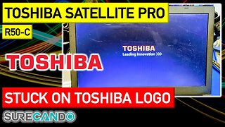 Toshiba Satellite Pro R50 Stuck on Toshiba logo. No post. Repair. Full disassembly