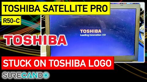 Toshiba Satellite Pro R50 Stuck on Toshiba logo. No post. Repair. Full disassembly