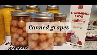 Special request Canned Grapes #grapes #canning