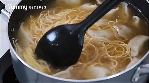 Wonton Noodle Soup Recipe🥂😋