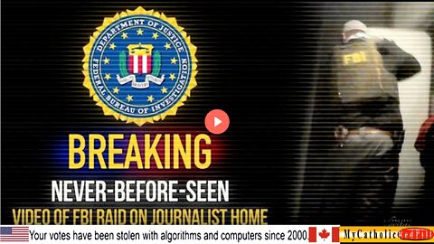 Unconstitutional FBI Raid on Project Veritas Journalist’s Home; Armed Agents Scream 'Let Me See Your