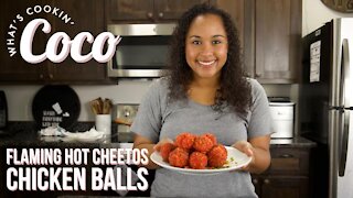 How to make Flamin' Hot Cheetos chicken balls