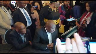 SOUTH AFRICA - Cape Town - Cyril Registers for 6th Parliament and attends ANC Caucus (Video) (Kz2)