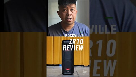 Rockville ZR10 review #tech #partyspeaker @RockvilleAudio