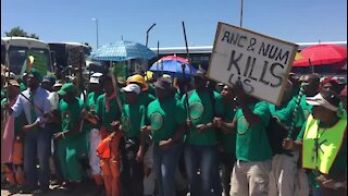 SOUTH AFRICA - Johannesburg - AMCU march (Video) (rsz)