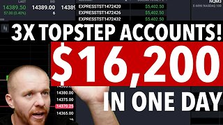 Making $16,200 Dollars DAY TRADING 1 DAY!!! REAL!!!