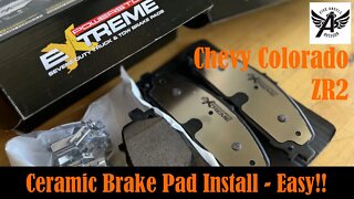 How to Replace and Upgrade Brakes on a Chevy Colorado ZR2 | Pt 2 Ceramic Brake Pads