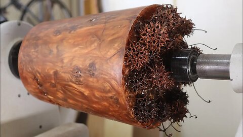 Wood Turning Spiky Seeds