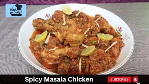 Spicy Masala Chicken | Dawat Recipes | Fresh Daily