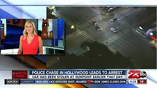 Police chase in Hollywood leads to arrest