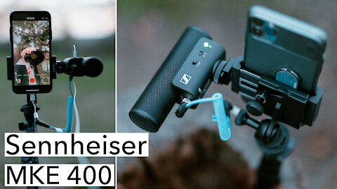 Sennheiser MKE 400 | alles was ein Mikrofon braucht! Canon EOS R5, GoPro Hero 9, iPhone Test [4K]