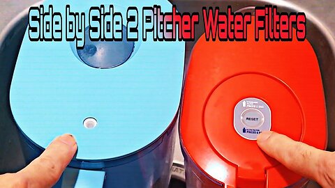 Side by Side Comparison 2 Water Pitcher Filters (Links in Description)