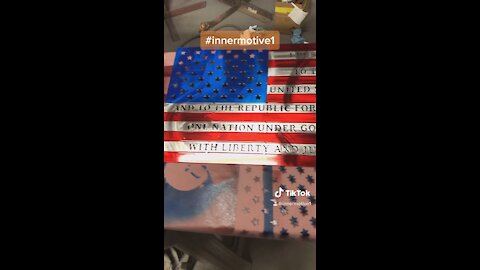 Custom American flags (completed)