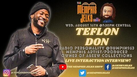 Radio Personality/ Rapper/ Producer Teflon Don Joins The Show To Empower Us With His Journey!!