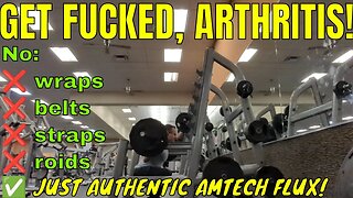 osteoarthritis gets BTFO'd 3 months after diagnosis with squat PR 275x9