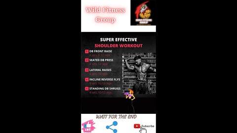 🔥Supper effective shoulder workout 🔥#shorts🔥#fitnessshorts🔥#wildfitnessgroup🔥21 march 2022🔥