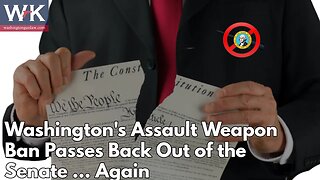 Washington's Assault Weapon Ban Passes Back Out of the Senate...Again