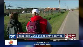 Teachers march to Capitol