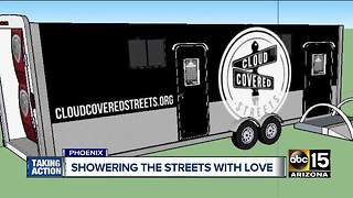 Valley man's mobile trailer aims to help homeless get off the street