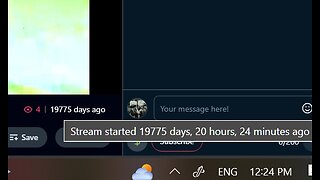 Livestreaming for 19,775 days!