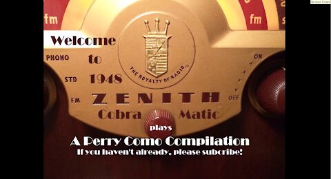 1948 Zenith Cobramatic Plays a Perry Como Compilation